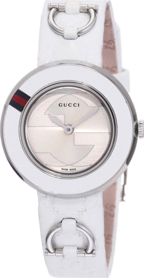 gucci u-play silver ladies watch|stainless steel Gucci ladies watches.